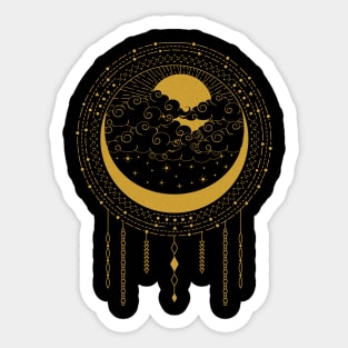 Sun and Moon | Cosmic Wedding Sticker